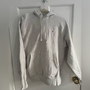 Champion Men's Beige Hoodie size medium